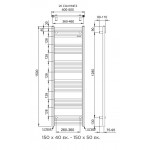 Πετσετοθήκη θερμαινόμενη 40x150 από χάλυβα Black Matt, χρώμα: Μαύρο επιφάνεια: Ματ Πετσετοθήκες θερμαινόμενες Πετσετοθήκη θερμαινόμενη 40x150 από χάλυβα Black Matt, χρώμα: Μαύρο επιφάνεια: Ματ Πετσετοθήκες θερμαινόμενες