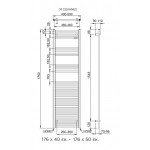 Πετσετοθήκη θερμαινόμενη 40x176 από χάλυβα White Matt, χρώμα: Λευκό επιφάνεια: Ματ Πετσετοθήκες θερμαινόμενες Πετσετοθήκη θερμαινόμενη 40x176 από χάλυβα White Matt, χρώμα: Λευκό επιφάνεια: Ματ Πετσετοθήκες θερμαινόμενες