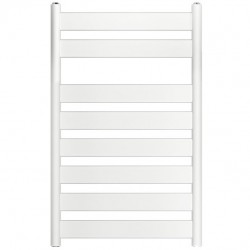 Heated towel rack 50x80 material: Steel, color: White surface: Matt Heated towel rails