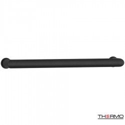 Heated towel rack 53,8x10 material: Inox AISI 304 Silk Black, color: Black surface: Matt Heated towel rails