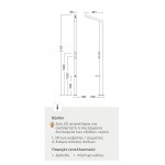 Στήλη ντους εξωτερικού χώρου από inox Η210cm, 2 εξόδων AISI 316, χρώμα: Χρωμέ επιφάνεια: Βουρτσισμένη Εξωτερικού χώρου Στήλη ντους εξωτερικού χώρου από inox Η210cm, 2 εξόδων AISI 316, χρώμα: Χρωμέ επιφάνεια: Βουρτσισμένη Εξωτερικού χώρου