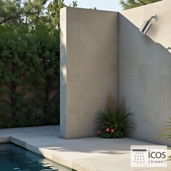 Ντους (Jet) AISI316 Inox Brushed, χρώμα: Χρωμέ από inox επιφάνεια: Βουρτσισμένη Ντους