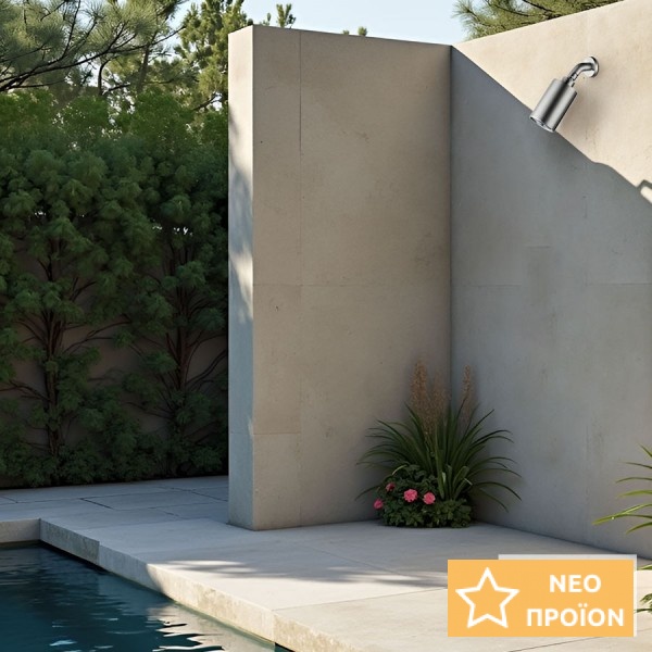 Ντους (Jet) AISI316 Inox Brushed, χρώμα: Χρωμέ από inox επιφάνεια: Βουρτσισμένη Ντους