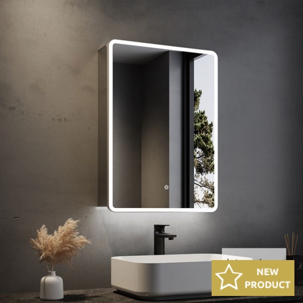 Mirror, shape: Rectangle 50x70 material: Wood composite, color: Chrome Mirrors