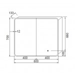 Mirror, shape: Rectangle 80x70 material: Wood composite, color: White Mirrors Mirror, shape: Rectangle 80x70 material: Wood composite, color: White Mirrors