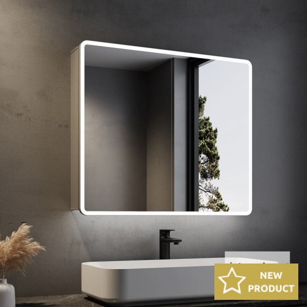 Mirror, shape: Rectangle 80x70 material: Wood composite, color: White Mirrors Mirror, shape: Rectangle 80x70 material: Wood composite, color: White Mirrors