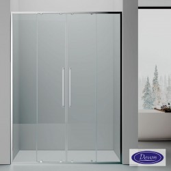 Shower enclosure Linear 160x200 6mm sliding 2+2 Clean Glass surface: Glossy, color: Chrome Linear
