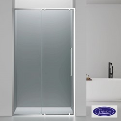 Καμπίνα ντουζιέρας ευθύγραμμη 140x200 6mm σταθερή επιφάνεια: Γυαλιστερή, χρώμα: Χρωμέ Ευθύγραμμες
