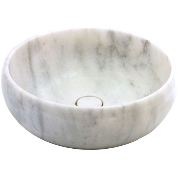 Washbasin Free standing 42x42x14 material: Marble Without hole Without overflow, color: White/Grey surface: Matt Free standing Washbasin Free standing 42x42x14 material: Marble Without hole Without overflow, color: White/Grey surface: Matt Free standing