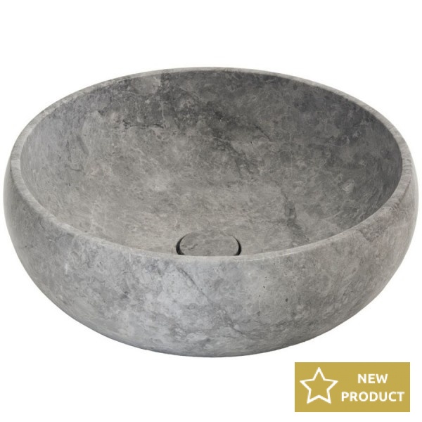 Washbasin Free standing 42x42x14 material: Marble Without hole Without overflow, color: Grey surface: Matt Free standing Washbasin Free standing 42x42x14 material: Marble Without hole Without overflow, color: Grey surface: Matt Free standing