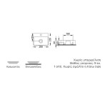 Washbasin Free standing 29,5x23,5x9 material: Porcelain With one hole Without overflow, color: White surface: Glossy Free standing