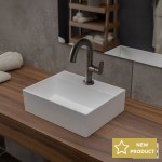 Washbasin Free standing 29,5x23,5x9 material: Porcelain With one hole Without overflow, color: White surface: Glossy Free standing