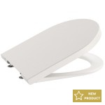 Toilet-seat soft closing, style: Wrapover, color: Beige Toilet-seat soft closing, style: Wrapover, color: Beige