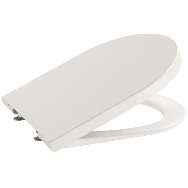 Toilet-seat soft closing, style: Wrapover, color: Beige Toilet seats & covers Toilet-seat soft closing, style: Wrapover, color: Beige Toilet seats & covers