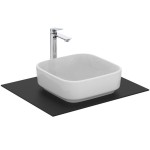 Washbasin Free standing 38x38x13 material: Porcelain Without hole Without overflow, color: White surface: Glossy Free standing