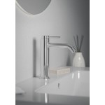 Wash basin tap Deck-mounted material: Brass mixer Without waste Μ size Blue Start, color: Chrome surface: Glossy Deck-mounted Wash basin tap Deck-mounted material: Brass mixer Without waste Μ size Blue Start, color: Chrome surface: Glossy Deck-mounted