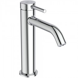 Wash basin tap Deck-mounted material: Brass mixer Without waste Μ size Blue Start, color: Chrome surface: Glossy Deck-mounted