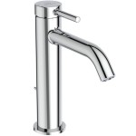 Wash basin tap Deck-mounted material: Brass mixer With pop-up waste set Μ size, color: Chrome surface: Glossy Deck-mounted Wash basin tap Deck-mounted material: Brass mixer With pop-up waste set Μ size, color: Chrome surface: Glossy Deck-mounted