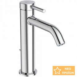 Μπαταρία νιπτήρος επικαθήμενη αναμεικτική από ορείχαλκο με βαλβίδα pop-up , χρώμα: Χρωμέ επιφάνεια: Γυαλιστερή Επικαθήμενες