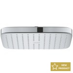 Shower head Wall-mounted / Ceiling-mounted 25x25 material: Brass, style: 1 spray, color: Chrome surface: Glossy Overhead showers