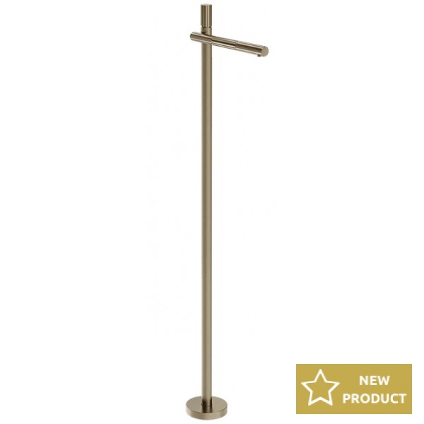 Wash basin tap Floor-standing - external part material: Brass, color: Chrome surface: Brushed Floor standing