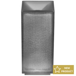 Washbasin Floor standing 41x41 material: Inox, color: Grey surface: Satin