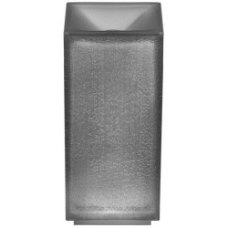 Νιπτήρας επιδαπέδιος 41x41 από inox χωρίς υπερχείλιση, με φωτισμό LED, Ghiaccio, χρώμα: Γκρι επιφάνεια: Σατινέ Επιδαπέδιοι