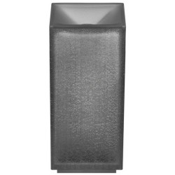 Washbasin Floor standing 41x41x90 material: Crystal, color: Grey surface: Matt Floor standing