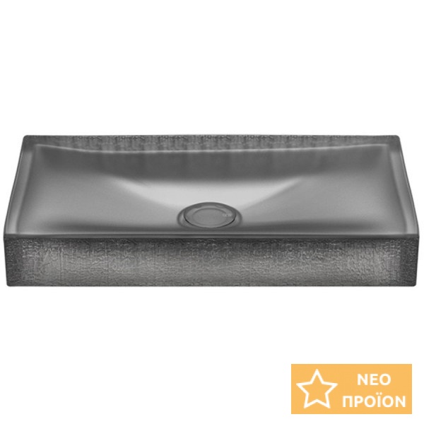 Νιπτήρας ελευθέρας τοποθέτησης 70,7x38,2 από inox χωρίς οπή χωρίς υπερχείλιση Ghiaccio, χρώμα: Γκρι επιφάνεια: Βουρτσισμένη Ελευθέρας τοποθέτησης Νιπτήρας ελευθέρας τοποθέτησης 70,7x38,2 από inox χωρίς οπή χωρίς υπερχείλιση Ghiaccio, χρώμα: Γκρι επιφάνεια: Βουρτσισμένη Ελευθέρας τοποθέτησης