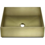 Νιπτήρας ελευθέρας τοποθέτησης 40x40x12,5 από inox χωρίς οπή χωρίς υπερχείλιση Brass Brushed PVD, χρώμα: Χρυσό επιφάνεια: Βουρτσισμένη Ελευθέρας τοποθέτησης Νιπτήρας ελευθέρας τοποθέτησης 40x40x12,5 από inox χωρίς οπή χωρίς υπερχείλιση Brass Brushed PVD, χρώμα: Χρυσό επιφάνεια: Βουρτσισμένη