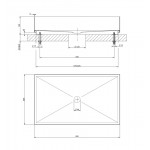 Νιπτήρας ελευθέρας τοποθέτησης 60x35x12,5 από inox χωρίς οπή  χωρίς υπερχείλιση Copper Brushed PVD, χρώμα: Μπρονζέ επιφάνεια: Βουρτσισμένη Ελευθέρας τοποθέτησης