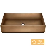 Νιπτήρας ελευθέρας τοποθέτησης 60x35x12,5 από inox χωρίς οπή χωρίς υπερχείλιση Warm Bronze Brushed PVD, χρώμα: Μπρονζέ επιφάνεια: Βουρτσισμένη Ελευθέρας τοποθέτησης Νιπτήρας ελευθέρας τοποθέτησης 60x35x12,5 από inox χωρίς οπή χωρίς υπερχείλιση Warm Bronze Brushed PVD, χρώμα: Μπρονζέ επιφάνεια: Βουρτσισμένη Ελευθέρας τοποθέτησης
