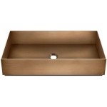 Νιπτήρας ελευθέρας τοποθέτησης 60x35x12,5 από inox χωρίς οπή χωρίς υπερχείλιση Warm Bronze Brushed PVD, χρώμα: Μπρονζέ επιφάνεια: Βουρτσισμένη Ελευθέρας τοποθέτησης Νιπτήρας ελευθέρας τοποθέτησης 60x35x12,5 από inox χωρίς οπή χωρίς υπερχείλιση Warm Bronze Brushed PVD, χρώμα: Μπρονζέ επιφάνεια: Βουρτσισμένη Ελευθέρας τοποθέτησης