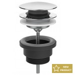 Waste Valve Without overflow material: Brass surface: Glossy, color: Gold Waste overflows