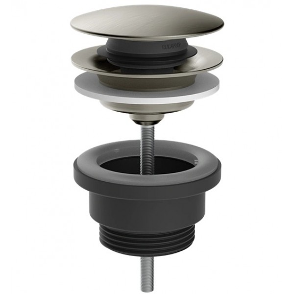 Waste Valve Without overflow material: Brass surface: Brushed, color: Chrome Waste overflows Waste Valve Without overflow material: Brass surface: Brushed, color: Chrome Waste overflows
