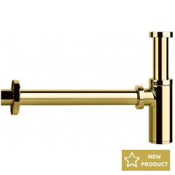 Sink siphon 1 1/4" material: Brass surface: Glossy, color: Gold Siphons