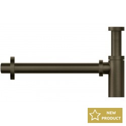 Sink siphon material: Brass surface: Brushed, color: Bronze Siphons