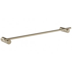 Towel 30cm Fixed material: Brass single, color: Chrome surface: Brushed Towel rails