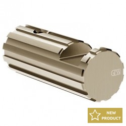 Hook Flat wall mounted material: Brass single Finox Brushed Nickel, color: Chrome surface: Brushed