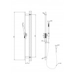 Βέργα ντους 90cm από ορείχαλκο 1,50m Finox Brushed Nickel με τηλέφωνο & σπιράλ, χρώμα: Χρωμέ επιφάνεια: Βουρτσισμένη Βέργες ντους Βέργα ντους 90cm από ορείχαλκο 1,50m Finox Brushed Nickel με τηλέφωνο & σπιράλ, χρώμα: Χρωμέ επιφάνεια: Βουρτσισμένη Βέργες ντους