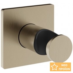 Στήριγμα ντους σταθερό από ορείχαλκο Finox Brushed Nickel, χρώμα: Χρωμέ επιφάνεια: Βουρτσισμένη Στηρίγματα ντους