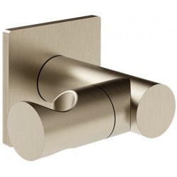 Στήριγμα ντους ρυθμιζόμενο από ορείχαλκο Finox Brushed Nickel, χρώμα: Χρωμέ επιφάνεια: Βουρτσισμένη Στηρίγματα ντους
