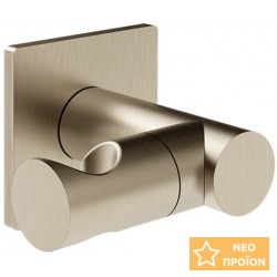Στήριγμα ντους ρυθμιζόμενο από ορείχαλκο Finox Brushed Nickel, χρώμα: Χρωμέ επιφάνεια: Βουρτσισμένη Στηρίγματα ντους