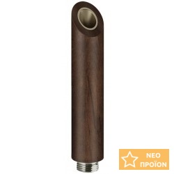 Τηλέφωνο ντους 1 ροής Rosewood/ Finox Brushed Nickel, χρώμα: Ξύλο Καρυδιά επιφάνεια: Βουρτσισμένη Τηλέφωνα