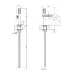 Bidet mixer Finox Brushed Nickel material: Brass, color: Chrome surface: Brushed Bidet mixer Finox Brushed Nickel material: Brass, color: Chrome surface: Brushed