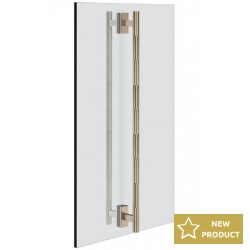 Shower grab-bars, color: Chrome