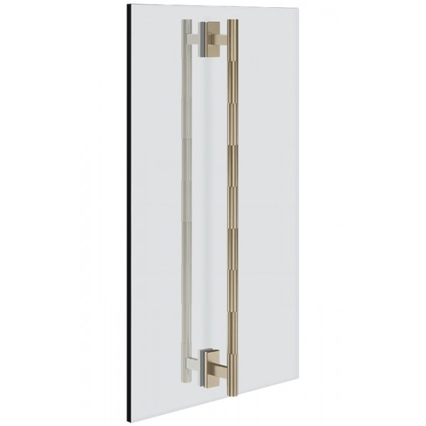Λαβή καμπίνας ντους 60cm, διπλή, Finox Brushed Nickel, χρώμα: Χρωμέ Λαβές καμπίνας Λαβή καμπίνας ντους 60cm, διπλή, Finox Brushed Nickel, χρώμα: Χρωμέ