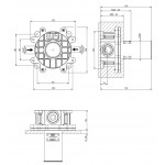 Wash basin tap Wall-mounted - concealed part mixer Wall-mounted - concealed part