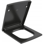 Κάλυμμα λεκάνης soft closing Wrapover Pure Black, χρώμα: Μαύρο Καλύμματα Κάλυμμα λεκάνης soft closing Wrapover Pure Black, χρώμα: Μαύρο Καλύμματα