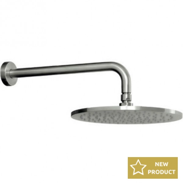 Shower head Wall-mounted 25x25 material: Inox, style: 1 spray, color: Chrome surface: Brushed Overhead showers Shower head Wall-mounted 25x25 material: Inox, style: 1 spray, color: Chrome surface: Brushed Overhead showers